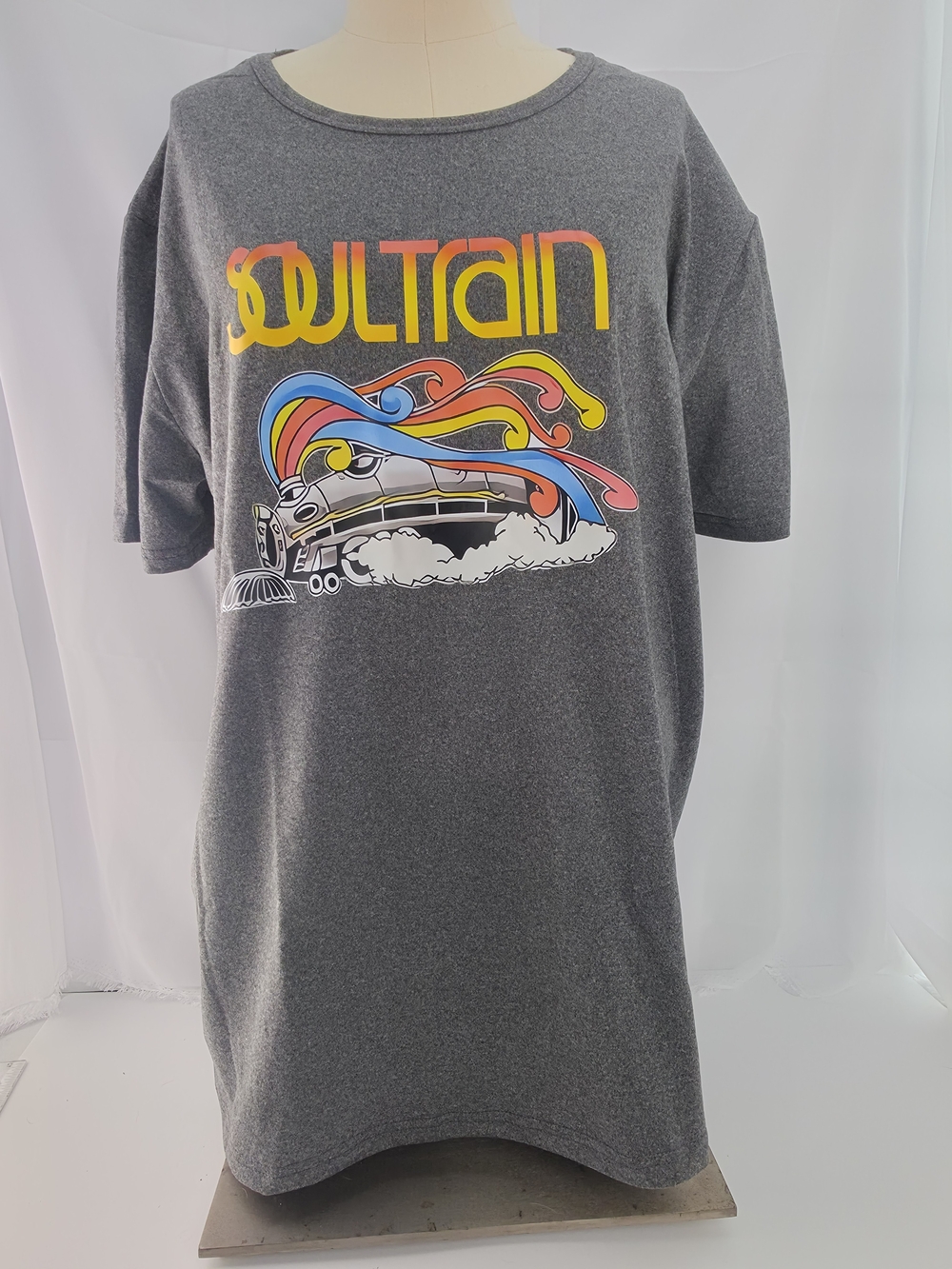 Soul Train Graphic Tee - Charcoal XXL Polyester